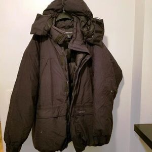 Marmot Black Whitehorse Parka Men's Coat